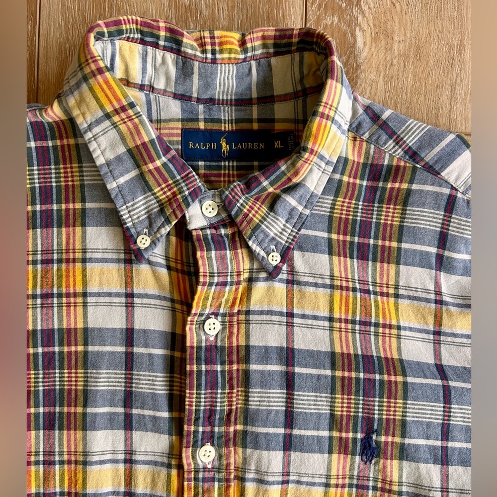 Ralph Lauren Plaid Button-Down Shirt